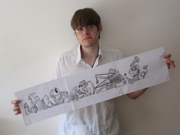 Listen up, Adam. You think you're so cool with your typewriter monkey picture, but you've got a lot to learn about writing a blog. Let your older, wiser self give you some advice.