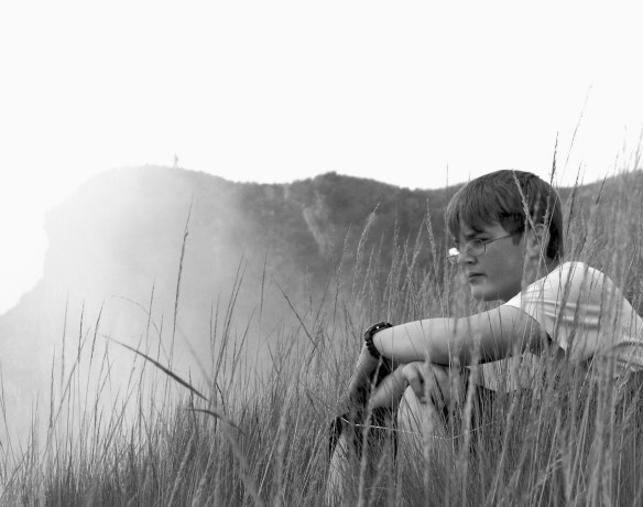 Climbing Rucu, back when I was a pudgy teenager.