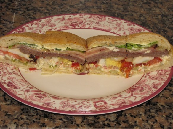 While visiting my parents in Montevideo, I dissected a chivito prior to eating it. For science.