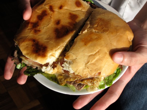 As it is written, "Man shall not live by bread alone." I'm certain this ancient Scripture refers specifically to this sandwich.