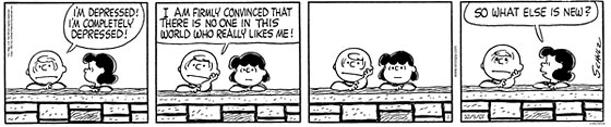 Depressed Charlie Brown