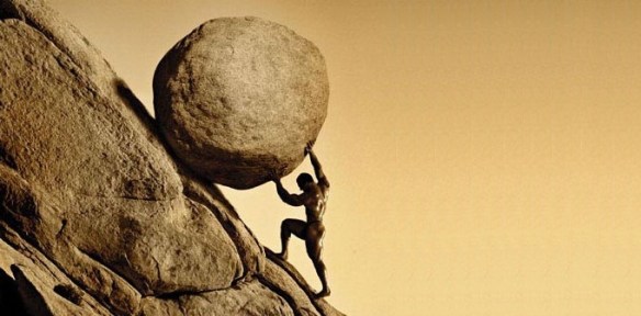 Poor Sisyphus. Endless futility is just how he rolls.