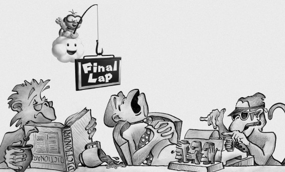 Final lap! (Watch out for banana peels.)