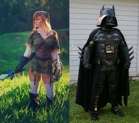 Darth Batman and Lady Link