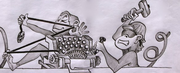 Typewriter monkeys (2 of 2)